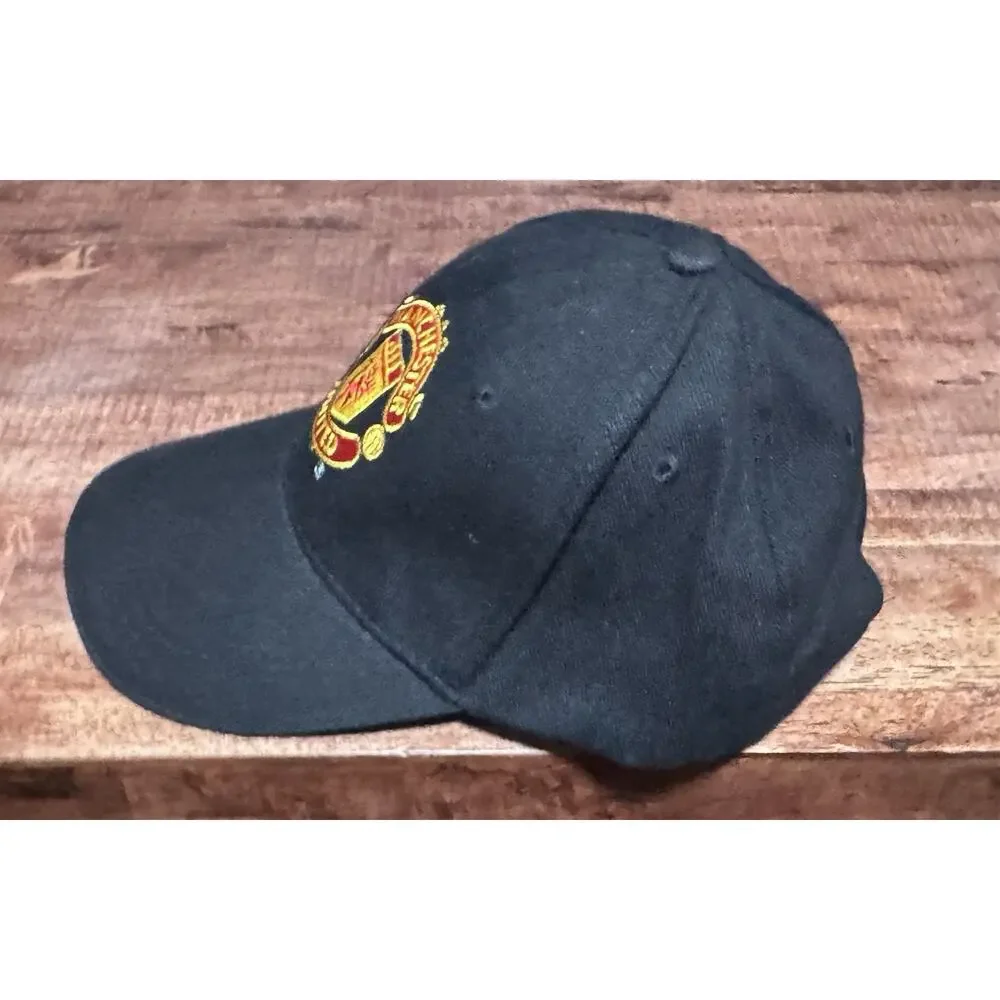 Manchester United Hat Cap Black Adjustable Official Merchandise Soccer